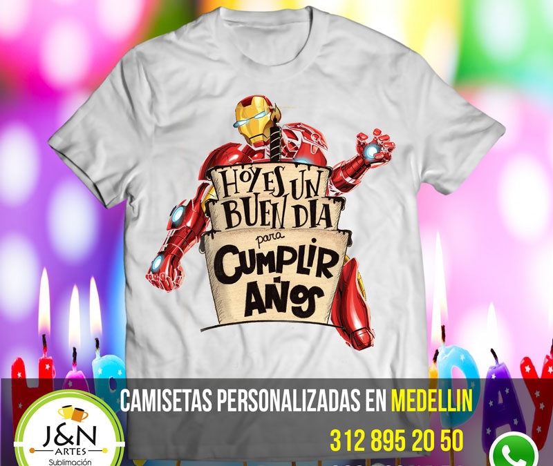 Camisetas de Cumpleaños Para Niños en Medellin
