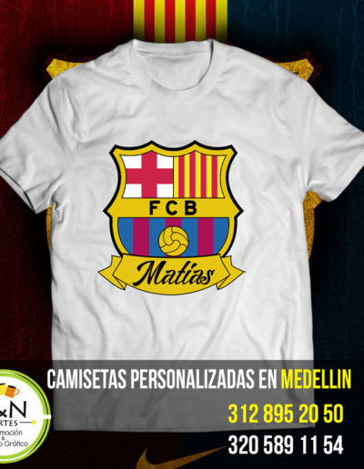 Camiseta Perosnalizada Cumpleaños Barcelona