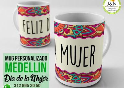 Mug Dia de la Mujer en Medellin