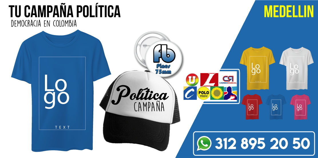 Camisetas Campaña al Por Medellin