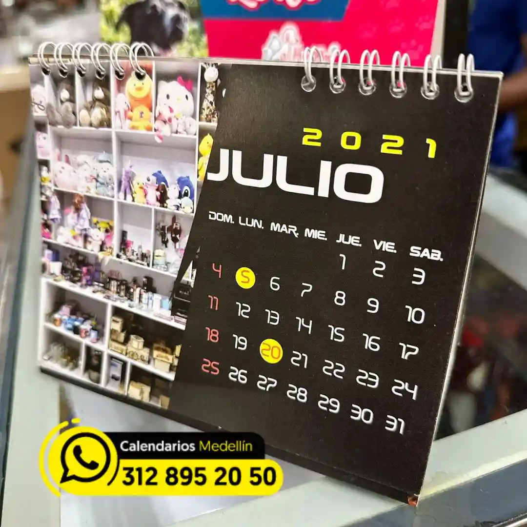 Calendarios de escritorio Medellín