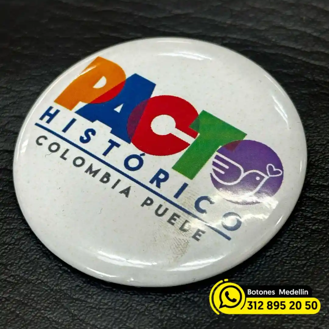 Botones publicitarios personalizados medellin