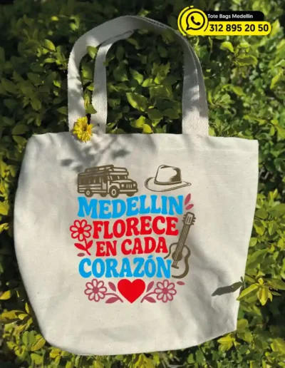 tote bag con logo en medellin