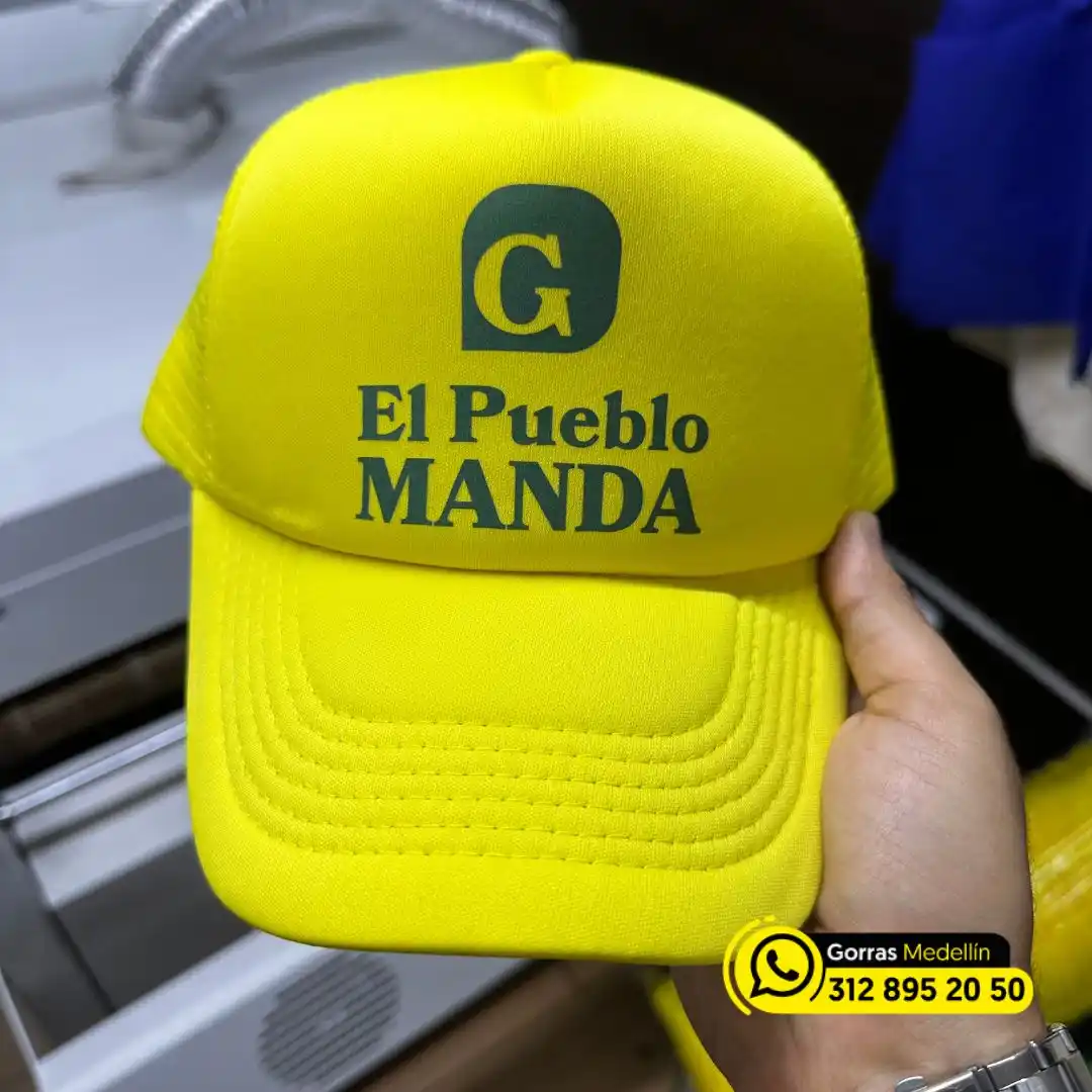 Gorras estampadas en Medellín