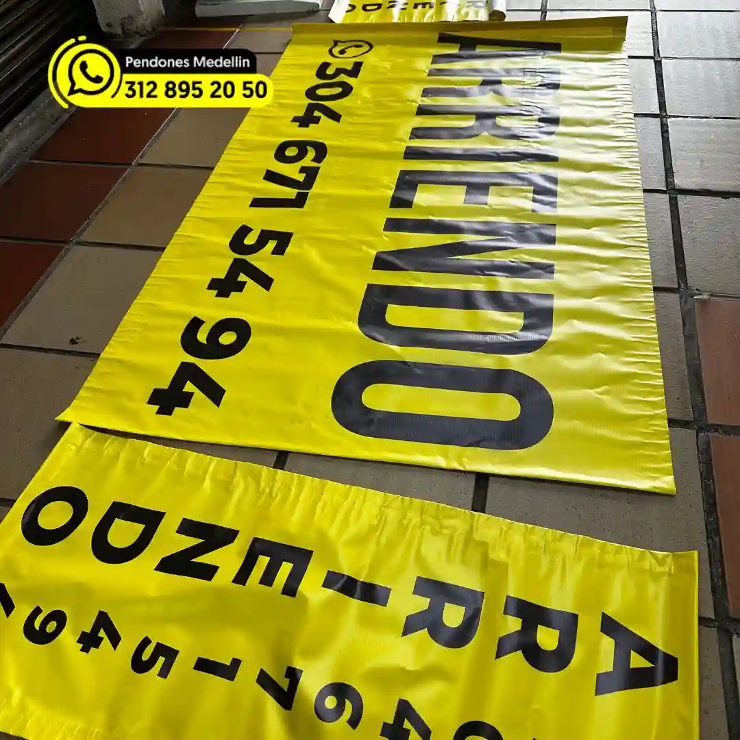 pendones se arrienda en medellin