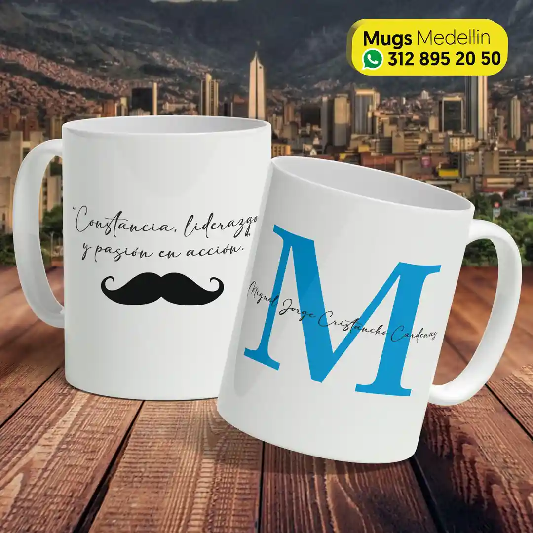 Mugs con frase en medellin