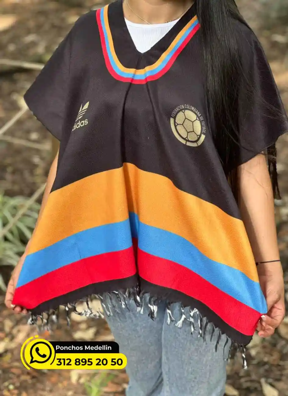 Ponchos colombianos personalizados